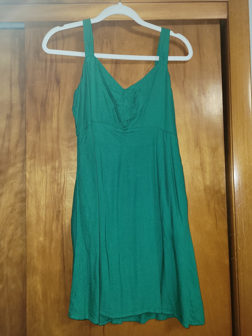 Old Navy Teal Sleeveless V-Neck Midi Dress